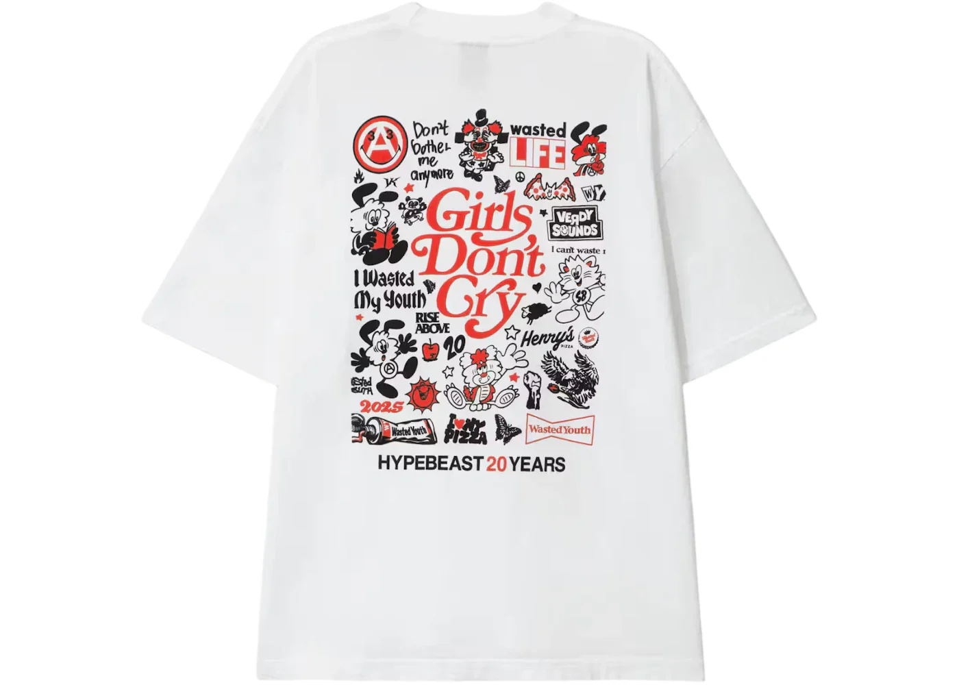 Hypebeast x Verdy 20th Anniversary T-shirt White