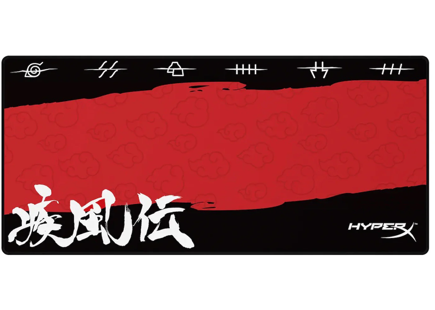HyperX Naruto Shippuden Collection Pulsefire Haste Gaming Mouse Pad Itachi Edition 683M4AA Red