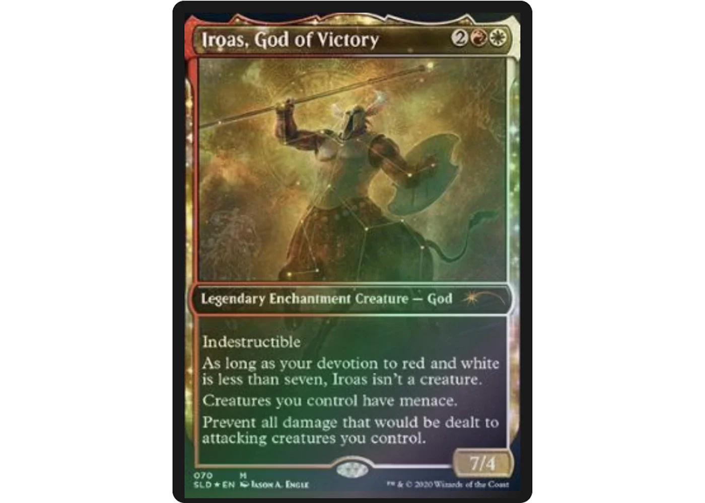 Iroas, God of Victory (Foil) Secret Lair Drop Series Mythic #70 (Ungraded)