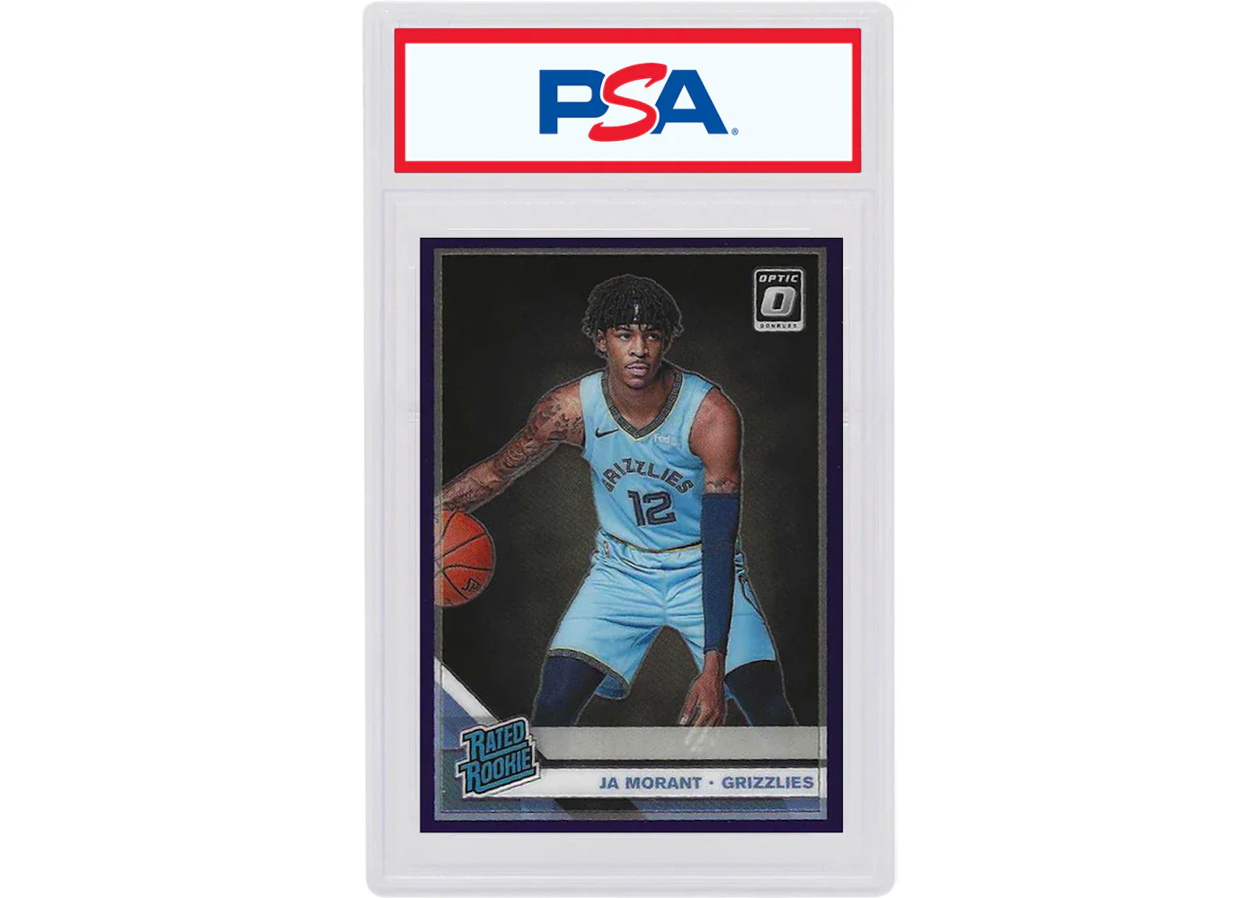 Ja Morant 2019 Panini Donruss Optic Rookie Purple #168 (PSA or BGS Graded)