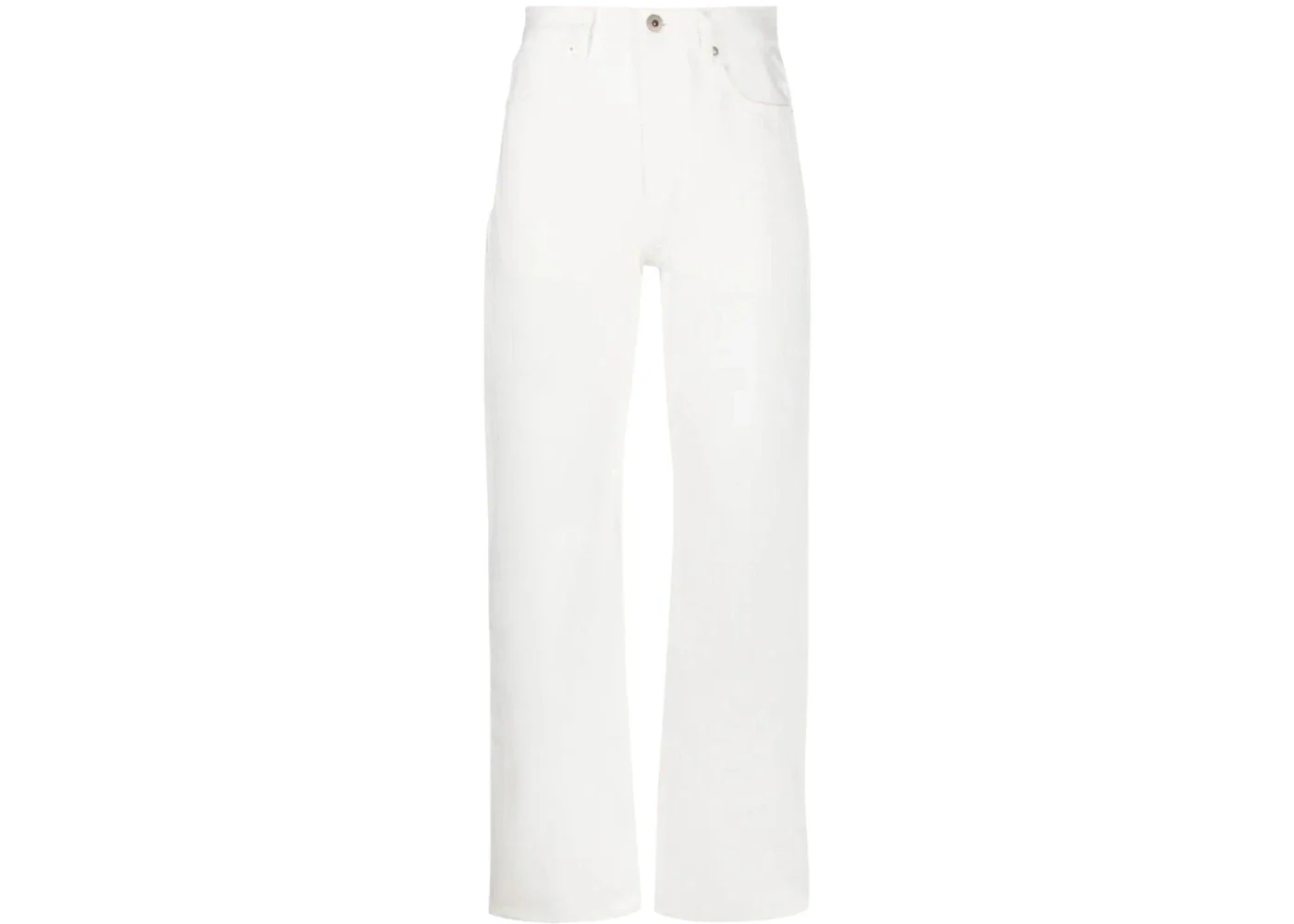 Jil Sander 65 Slim Denim Trousers White