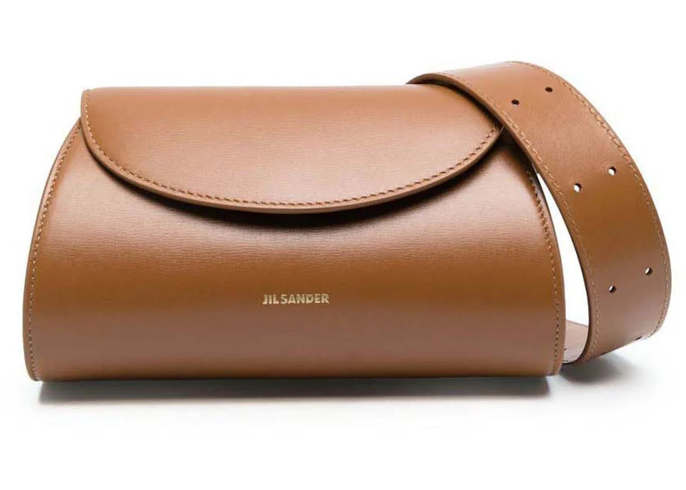 Jil Sander Cannolo Bag Brown