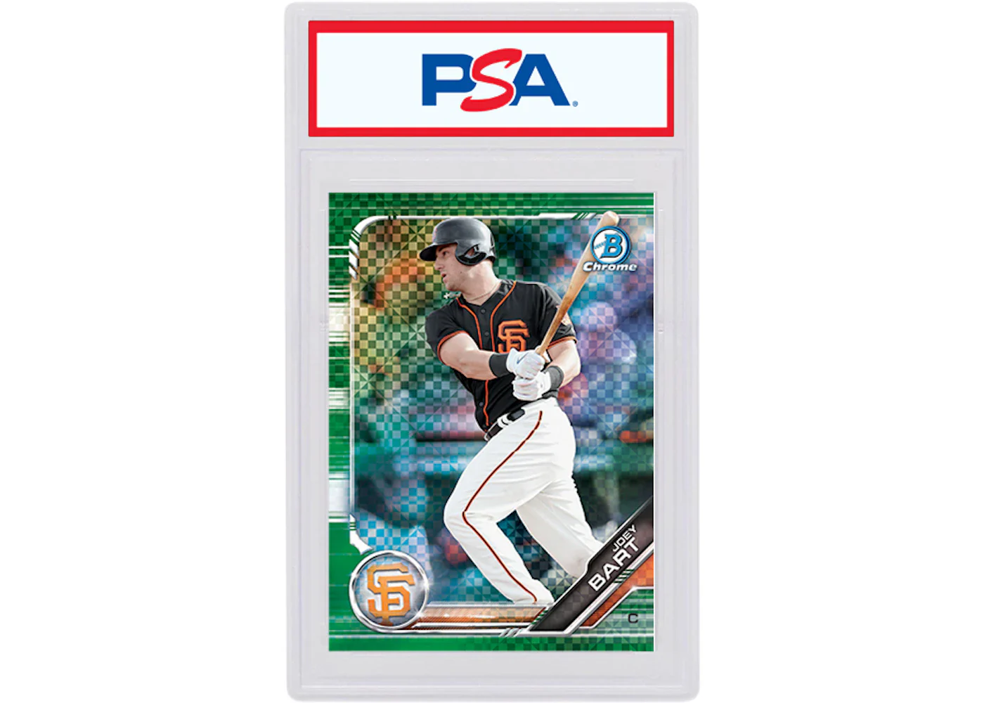 Joey Bart 2019 Bowman Chrome X Green X-Fractor /31 BCP-174 (PSA or BGS Graded)