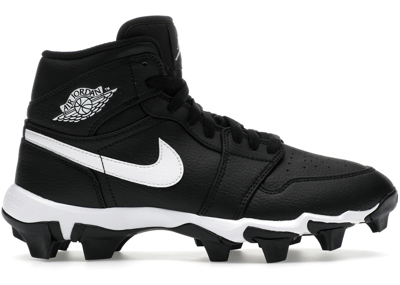 Jordan 1 Mid Cleat Black White (GS)