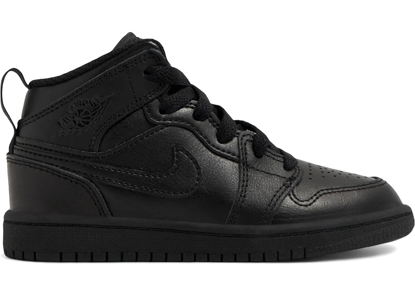 Jordan 1 Mid Triple Black (PS)