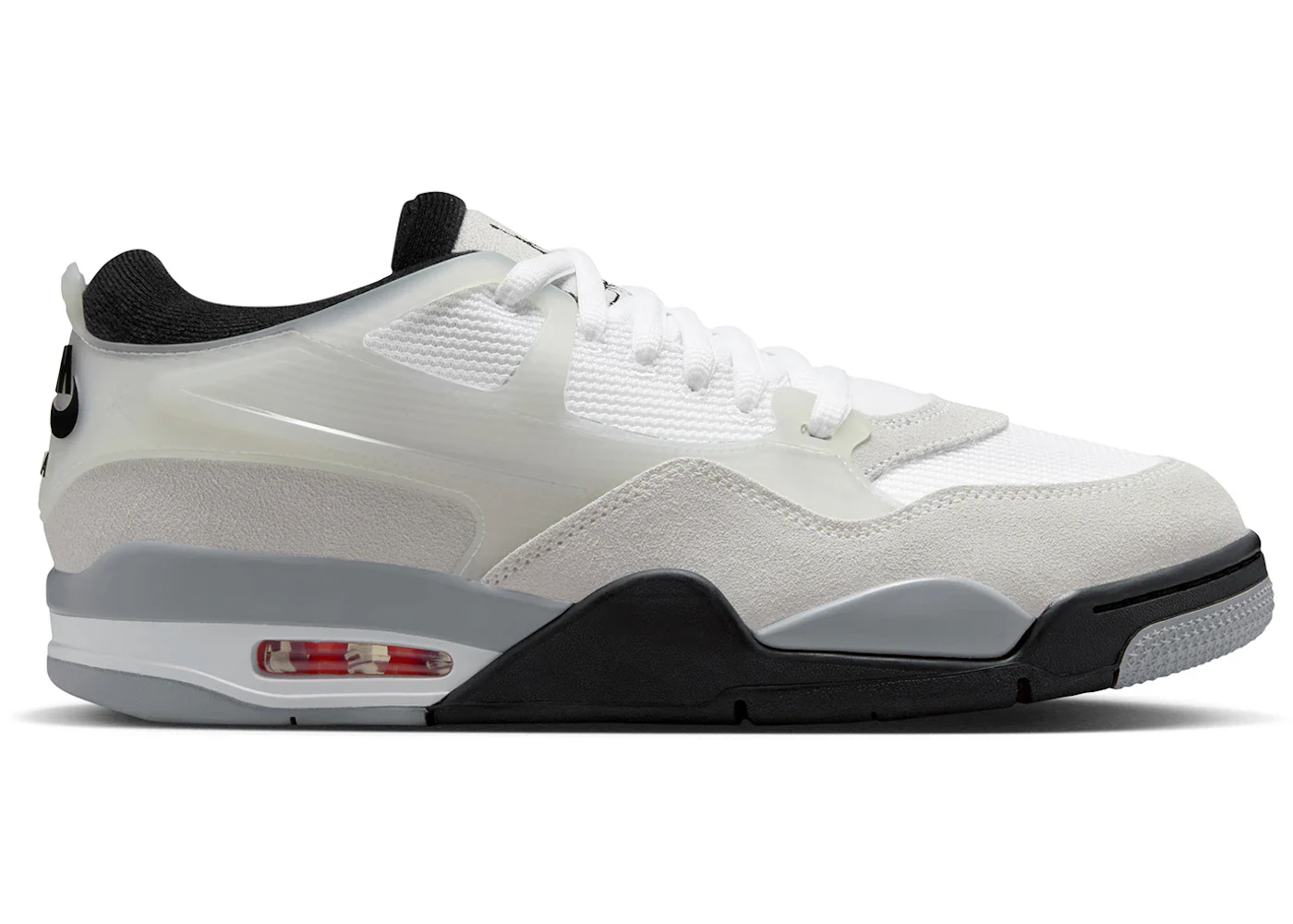 Jordan 4 RM White Light Smoke Grey Black