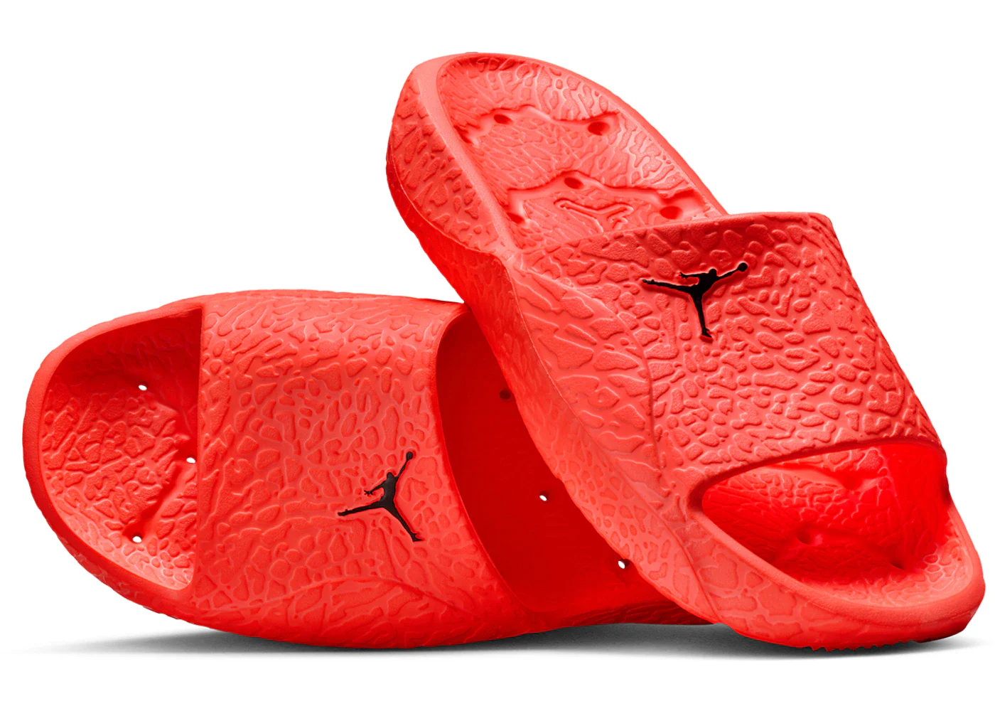 Jordan Franchise Shower Slide Hot Lava Black