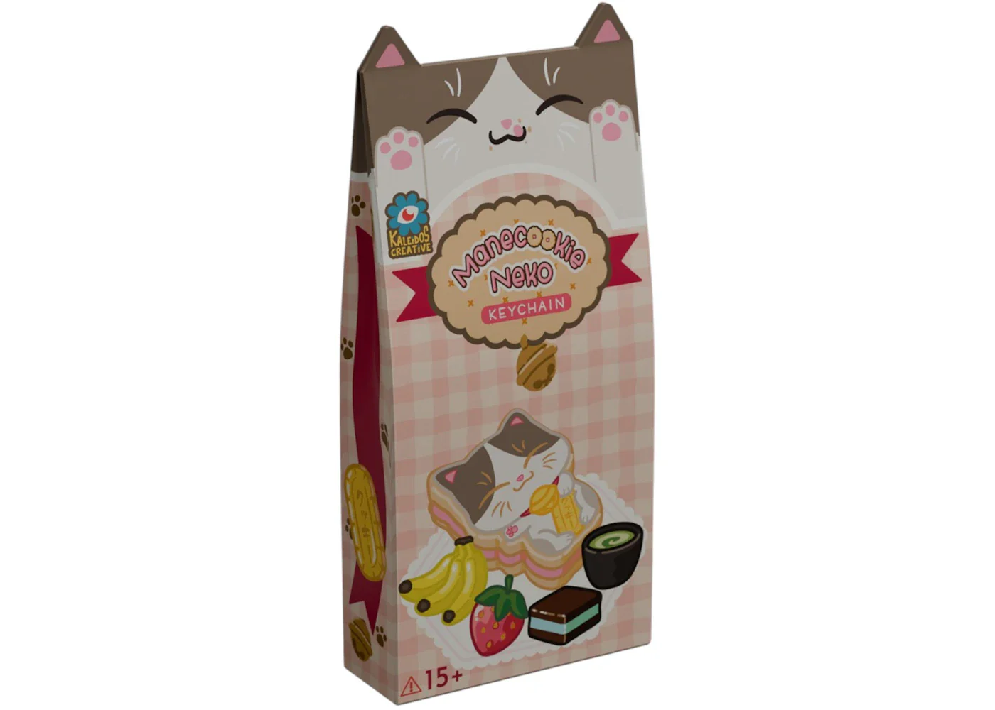 Kaleidos Creative Manecookie Neko Keychain Single Blind Box