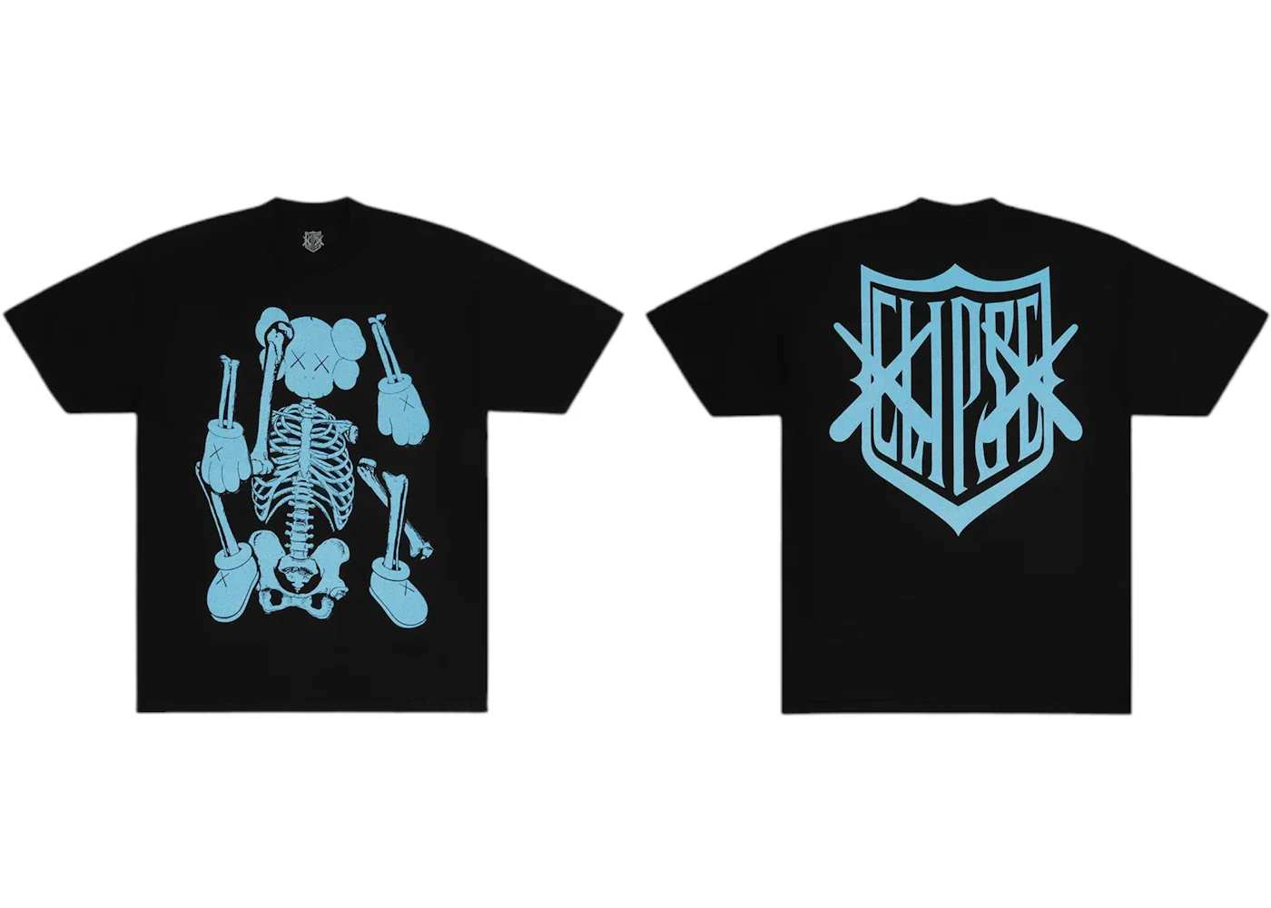 KAWS x Clipse LGSEO Tee 4 Box Set Black