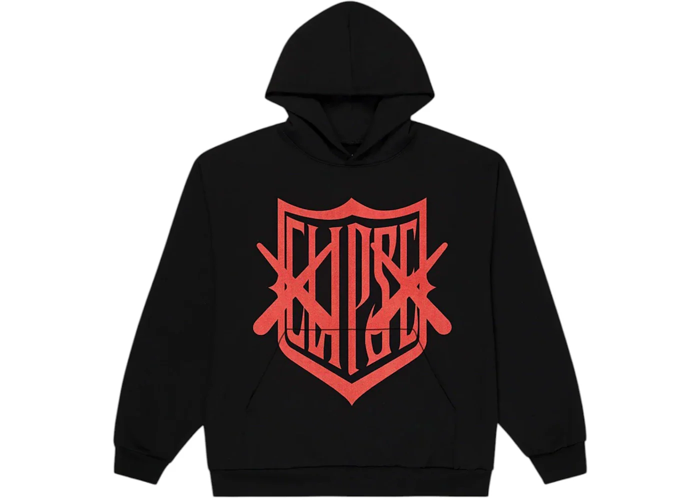 KAWS x Clipse Shield Hoodie Black/Red