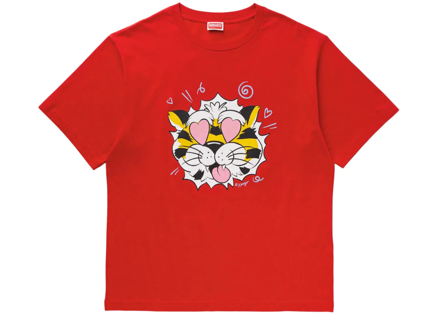 KENZO Wild Tiger Tee Cherry
