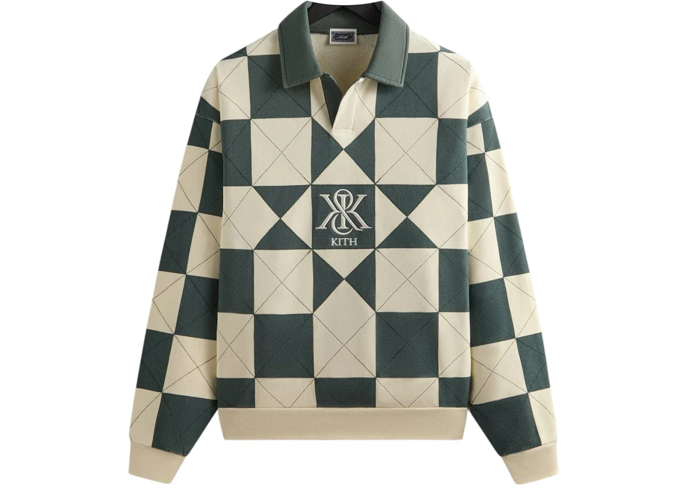 Kith Geo Quilted Nelson Rugby Sandrift