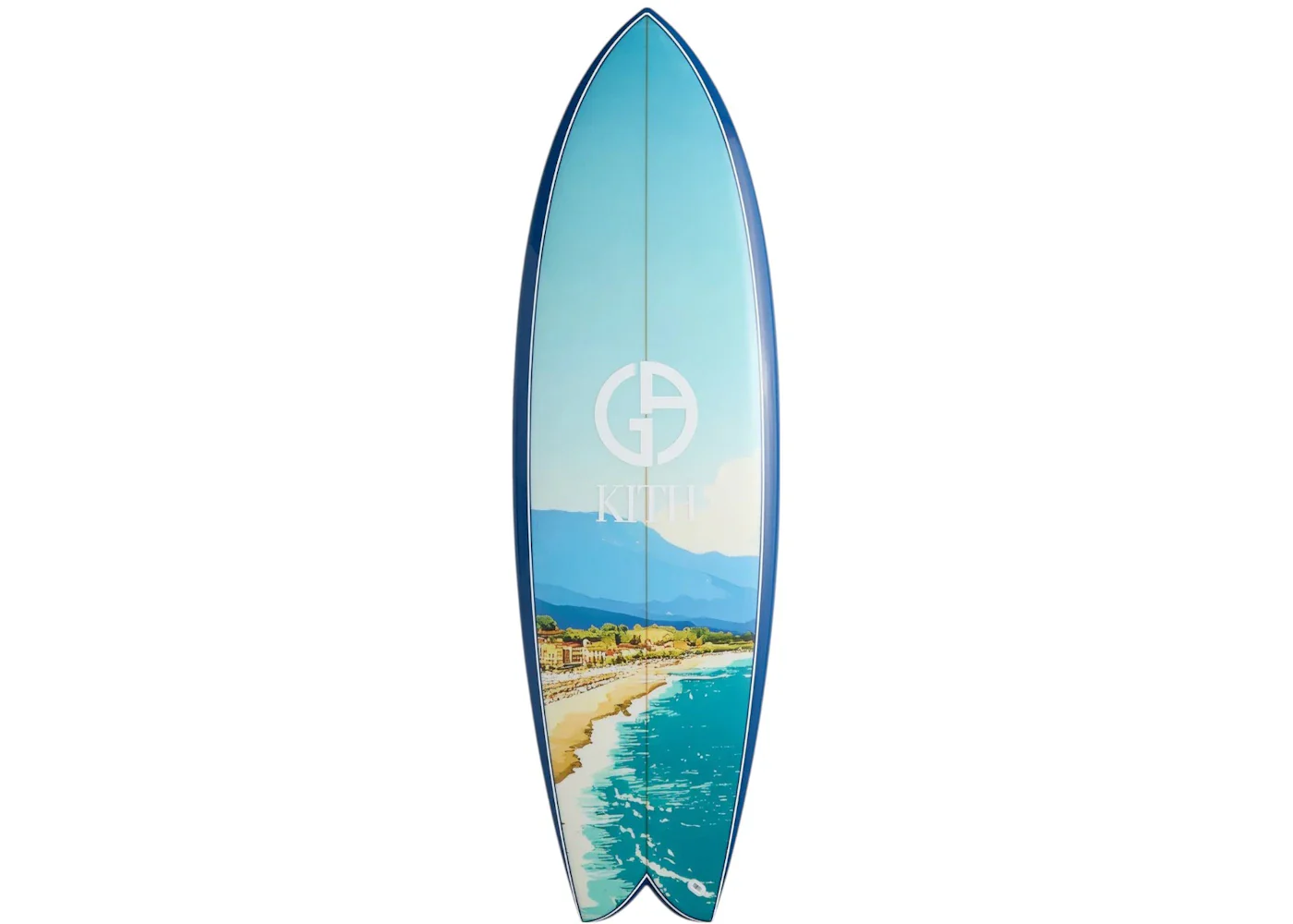 Kith Giorgio Armani Forte Dei Marmi Surfboard Multicolor