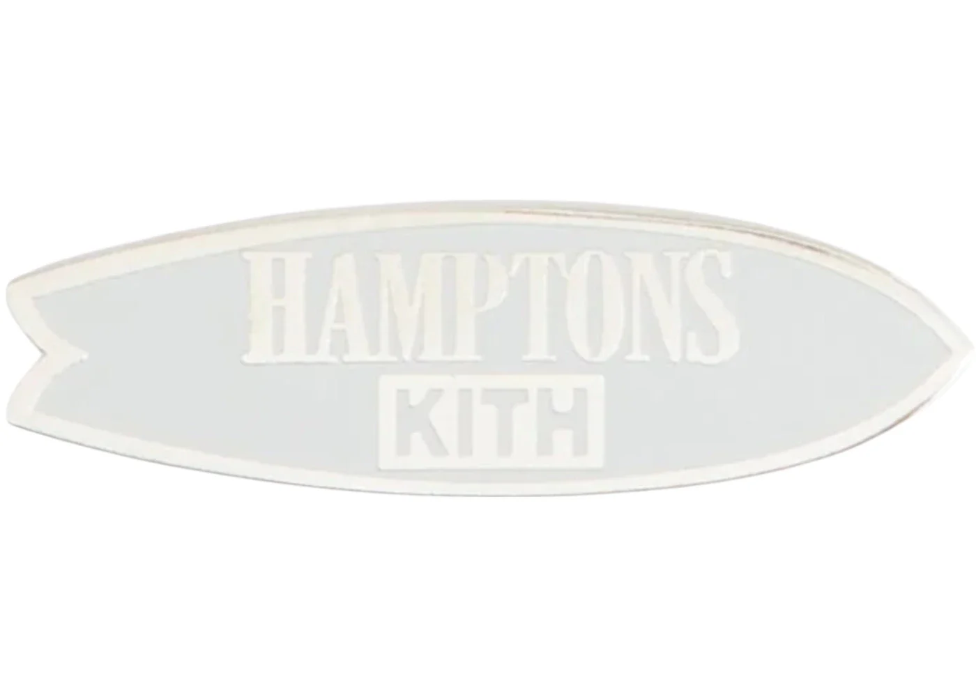 Kith Hamptons Surfboard Pin Concrete