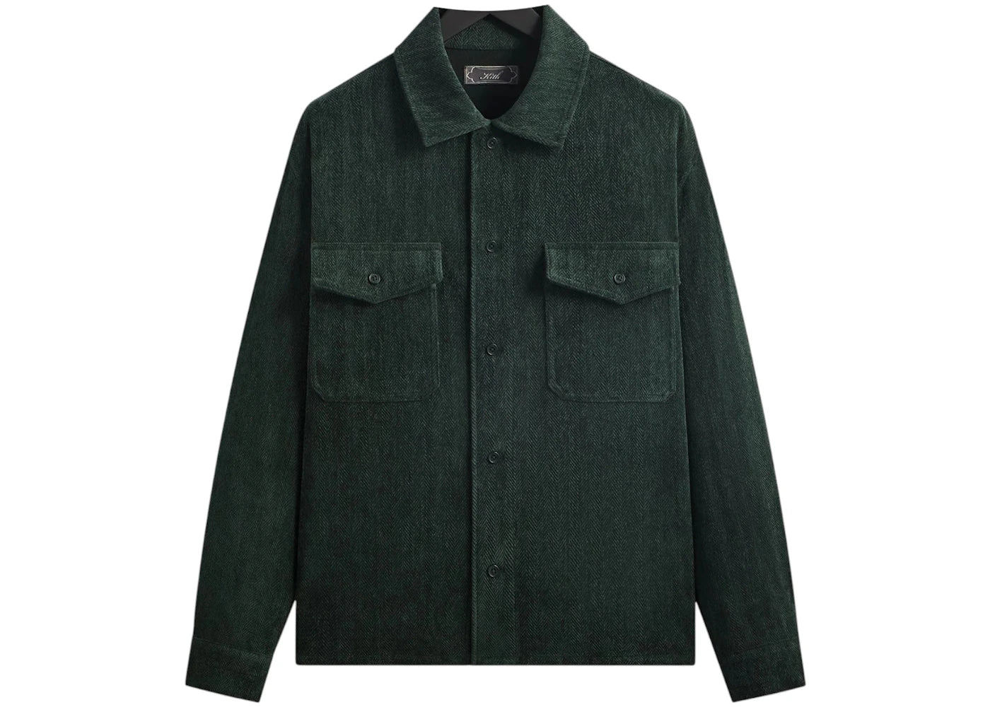 Kith Herringbone Velour Henson Buttondown Stadium