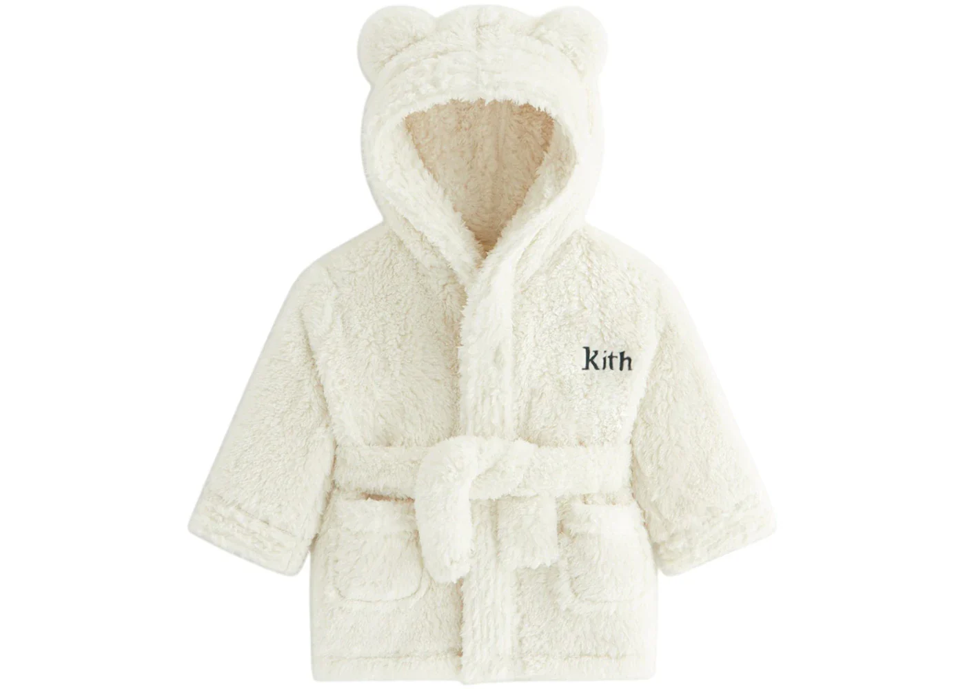 Kith Kithmas Baby Teddy & Friends Hooded Robe Silk