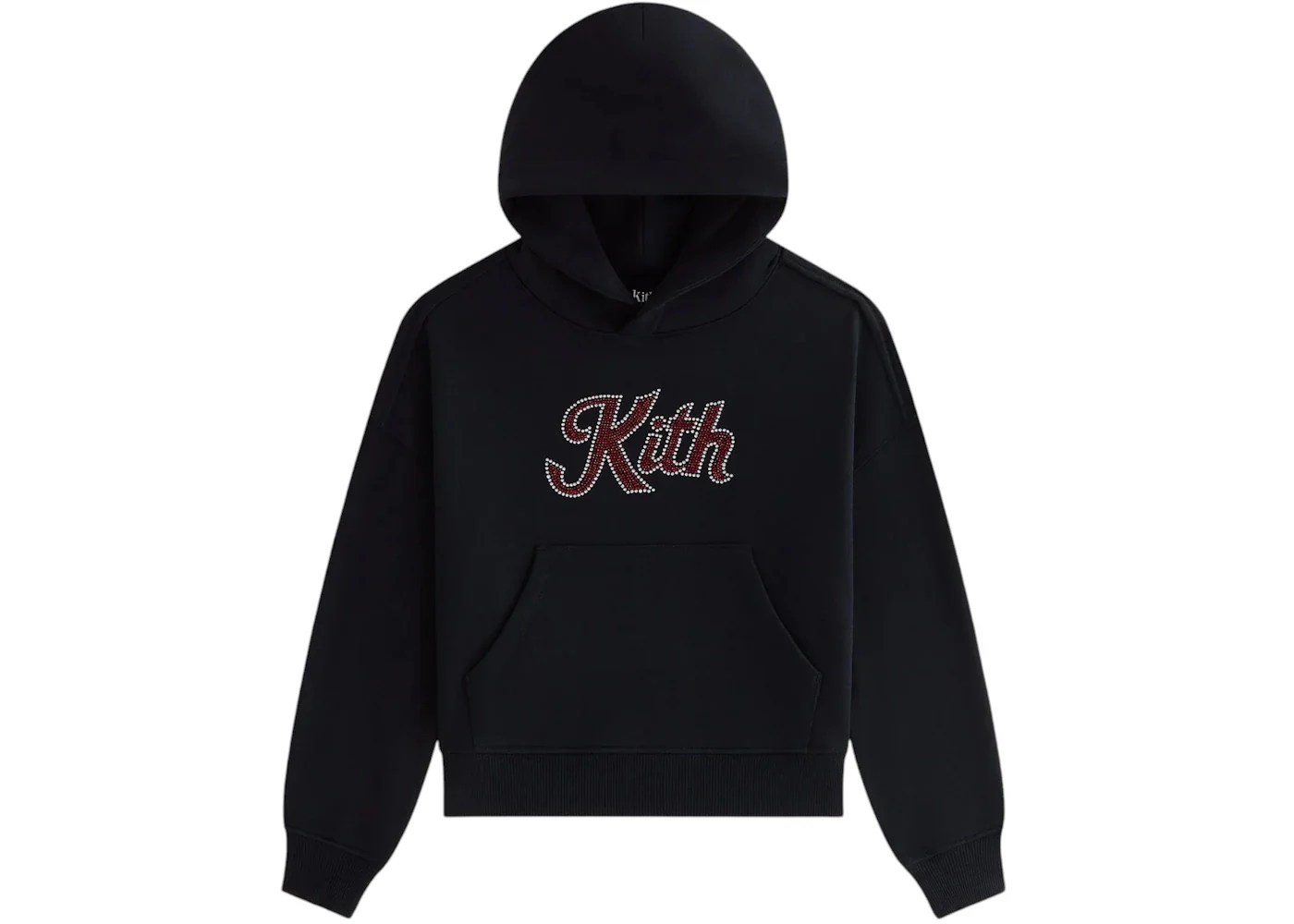 Kith Kithmas Kids Crystal Nelson Hoodie Black
