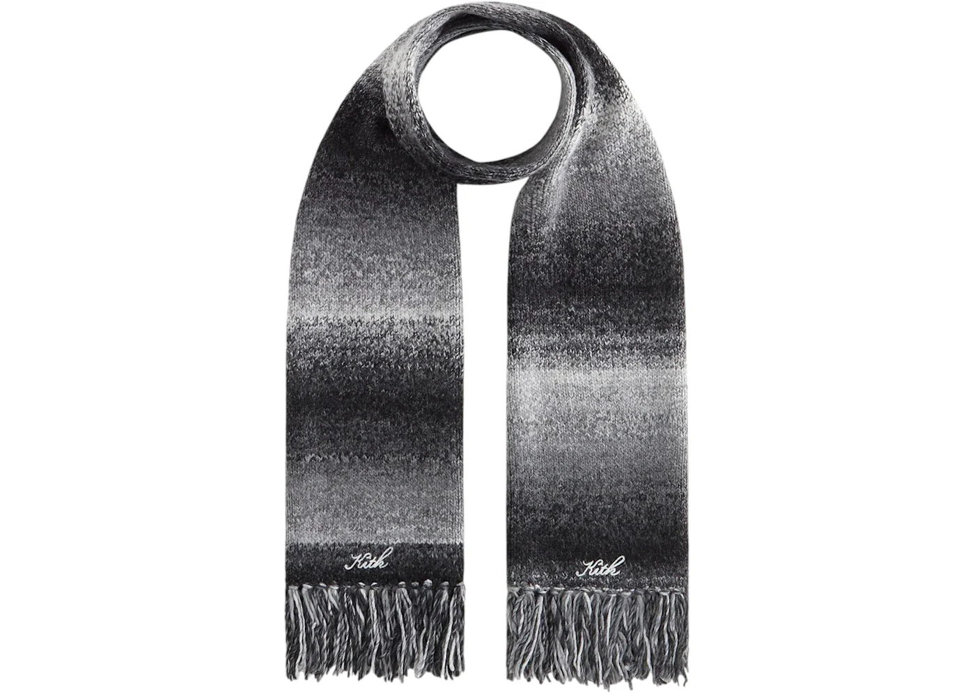 Kith Kithmas Wool Blend Gradient Scarf Atlas