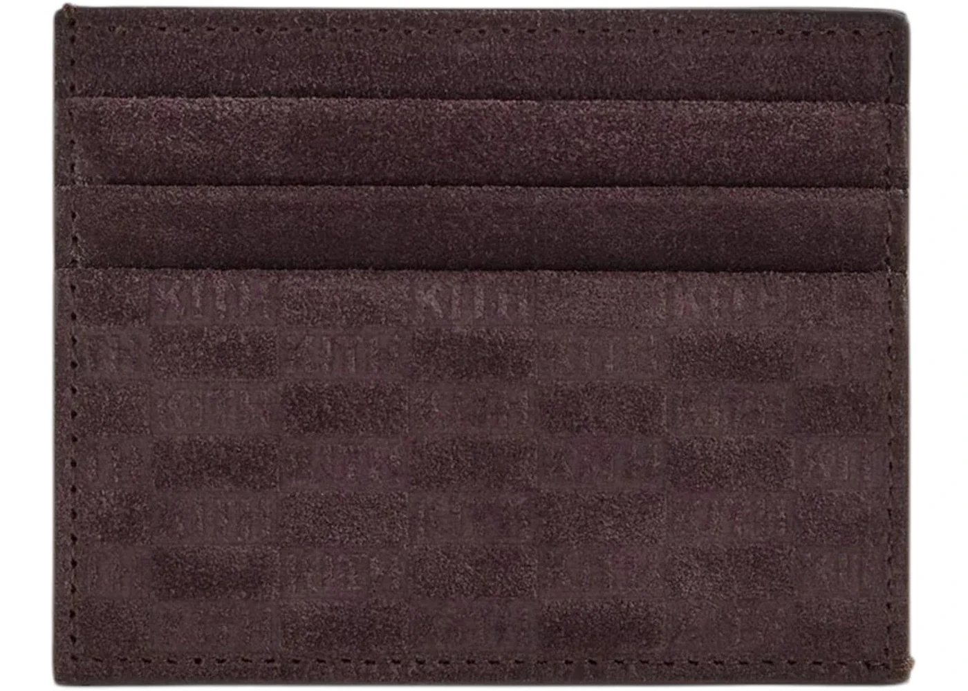 Kith Monogram Suede Card Holder Incognito