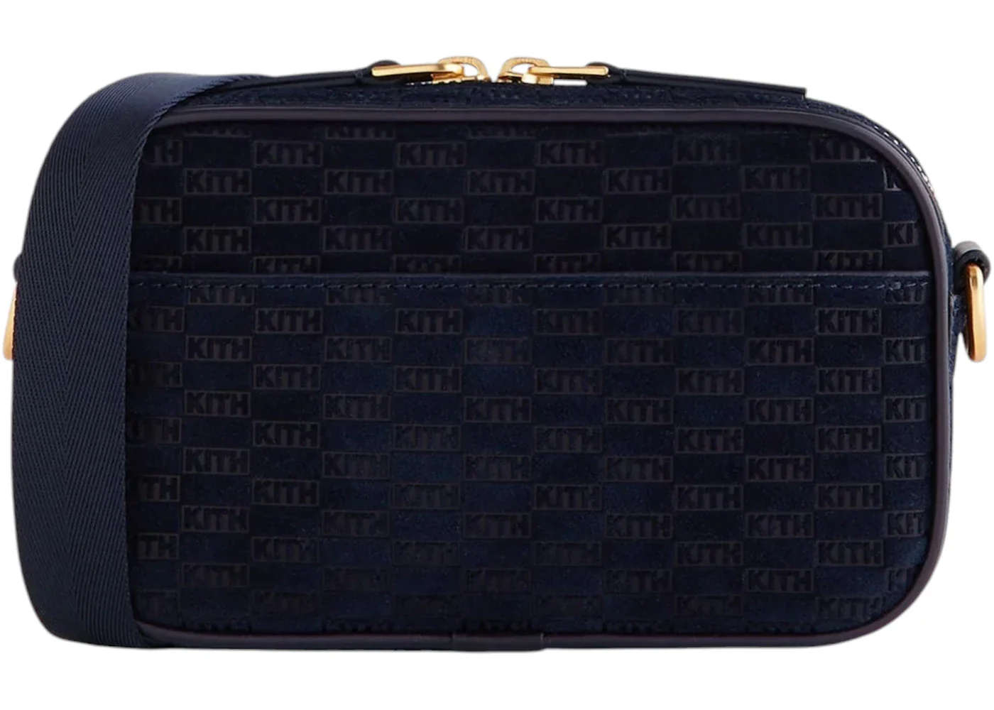 Kith Monogram Suede Crosswalk K20 Bag Ink