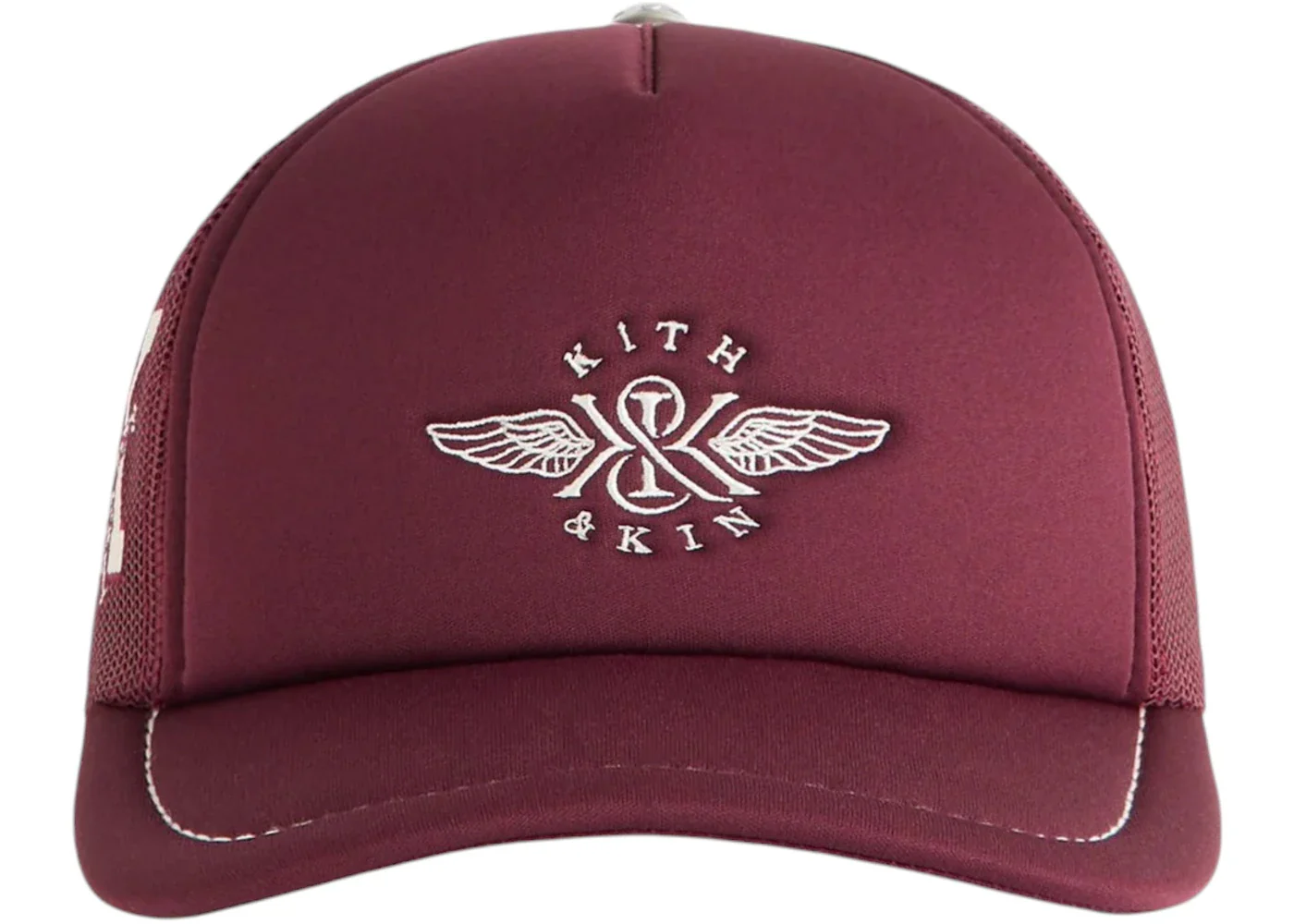 Kith Pick Stitch Poly Nolan Trucker Hat Magma
