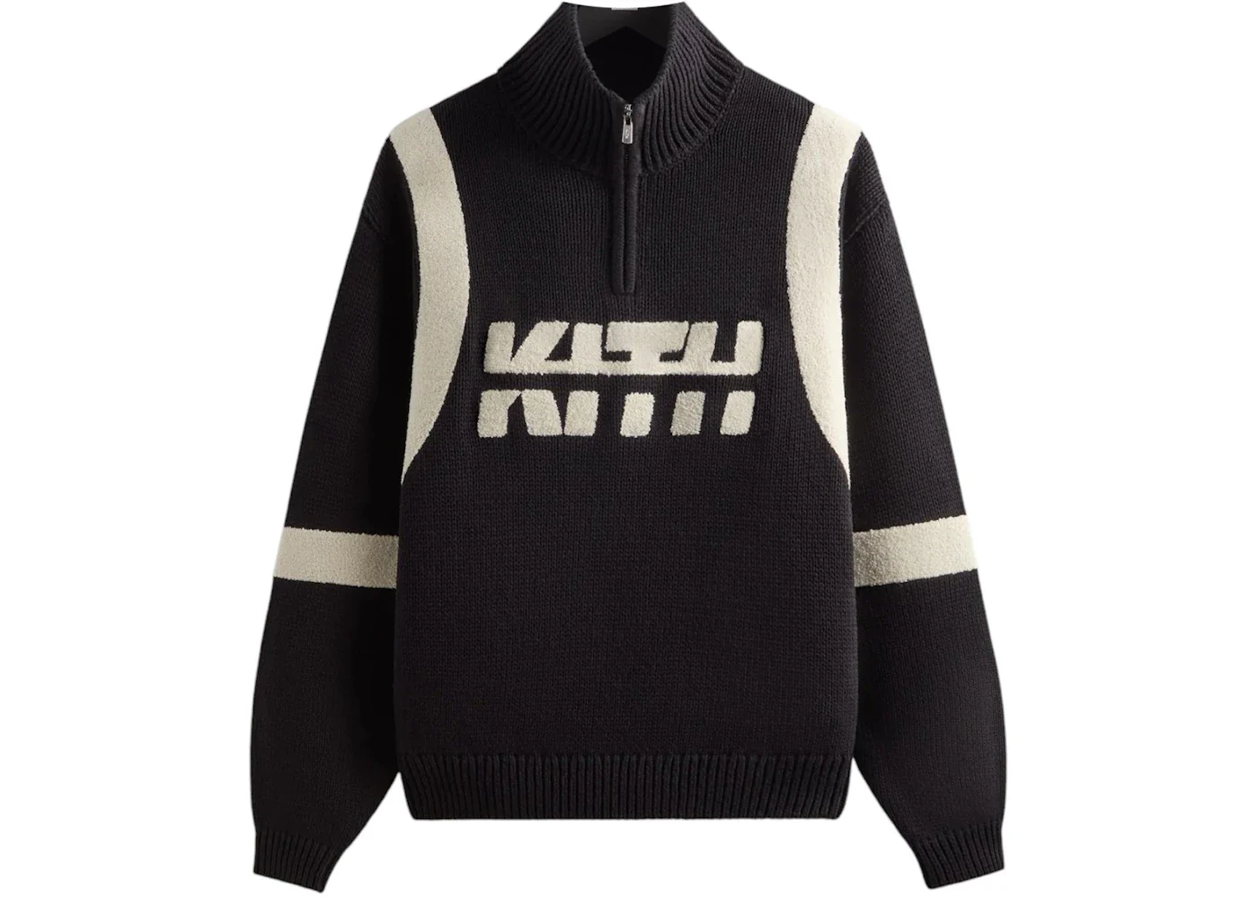 Kith Racer Quarter Zip Wyona Sweater Black