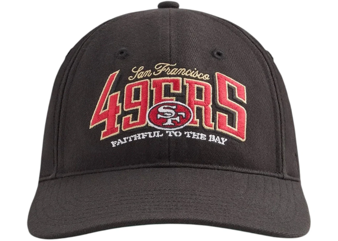 Kith x 47 Brand x NFL San Francisco 49ers Wool Blend Franchise LS Cap Black