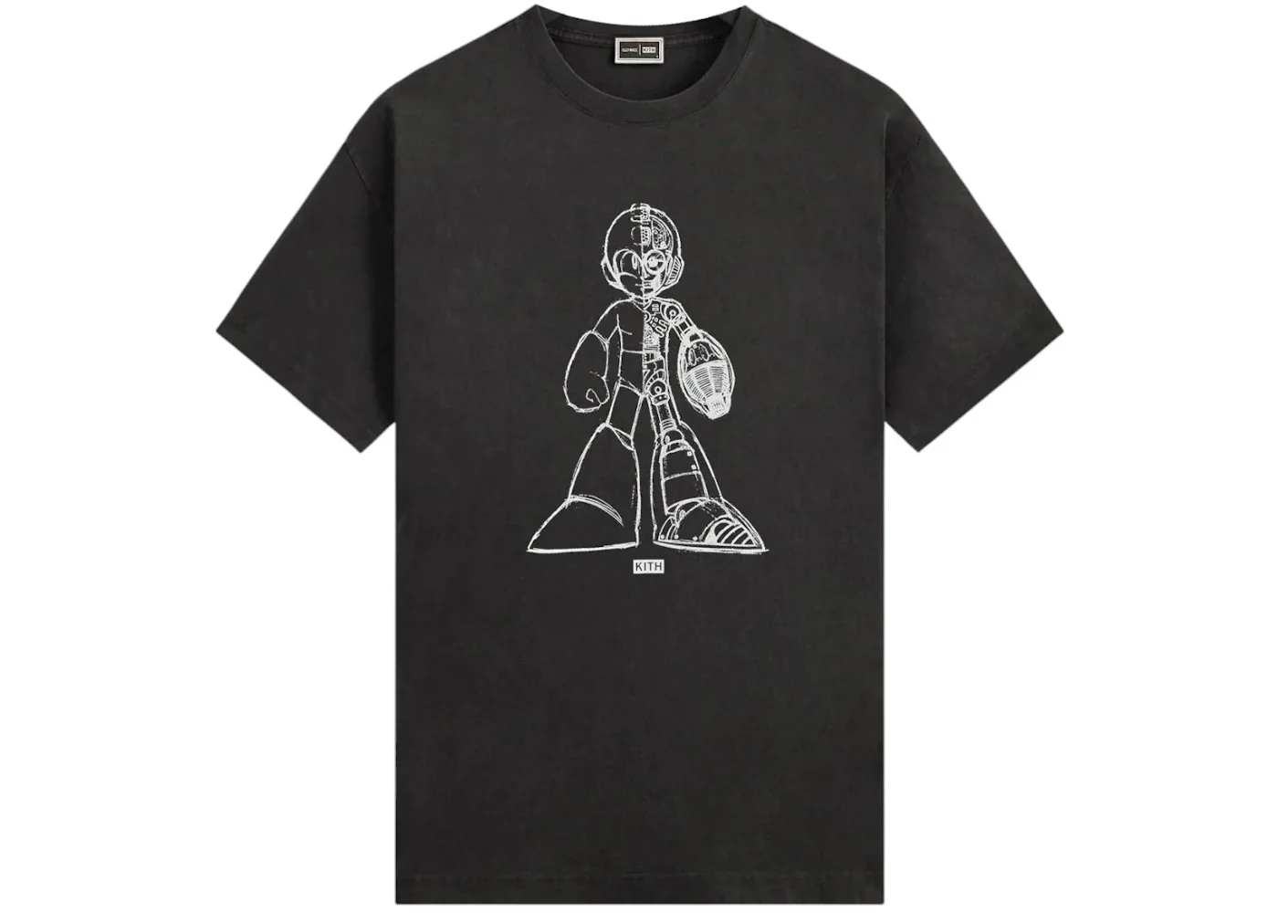 Kith x Capcom Mega Man Sketch Vintage Tee Black