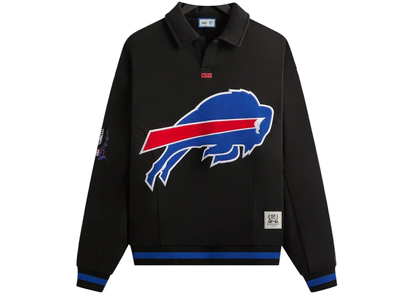 Kith x NFL Buffalo Bills Vintage Rugby Black