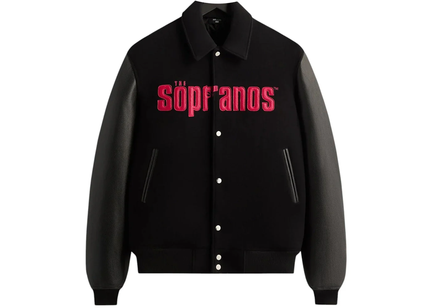 Kith x The Sopranos Varsity Jacket Black