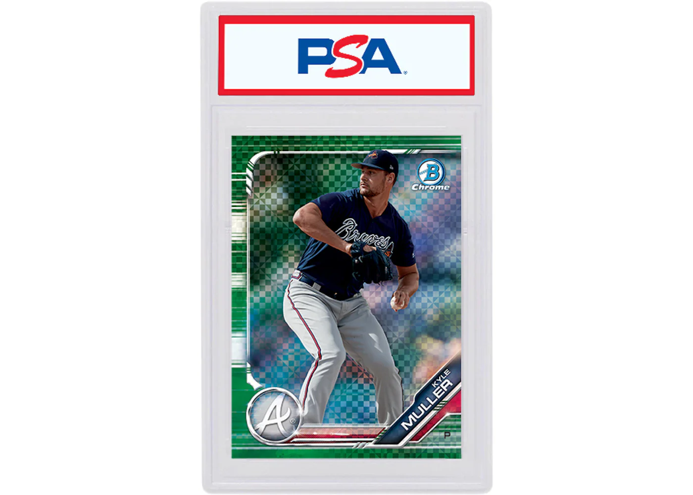 Kyle Muller 2019 Bowman Chrome X Green X-Fractor /31 BCP-195 (PSA or BGS Graded)
