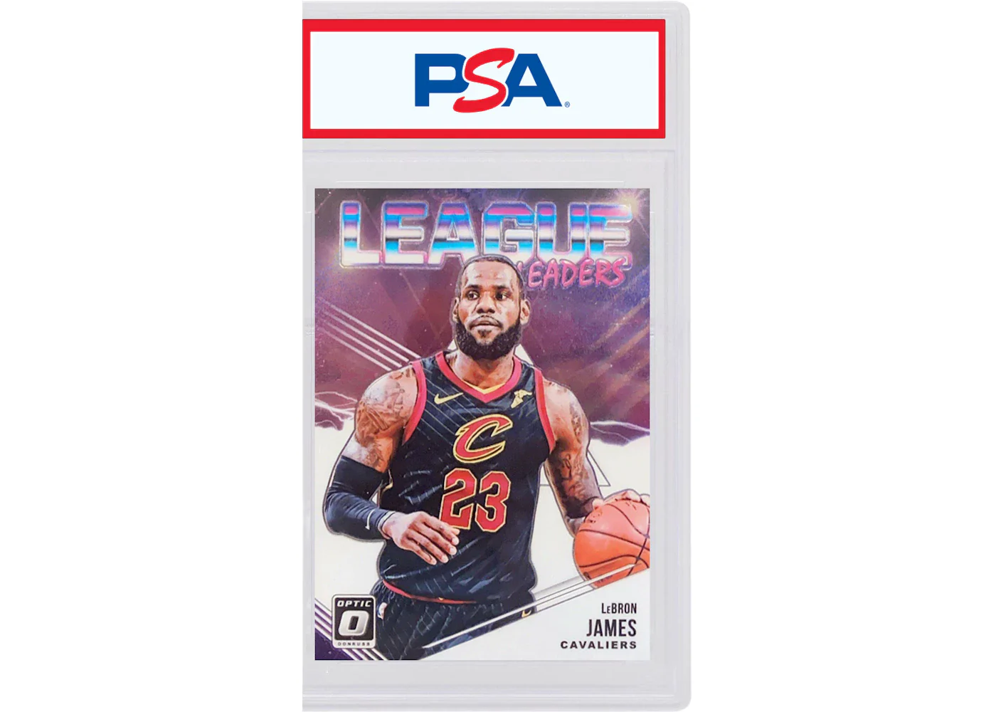 LeBron James 2018 Donruss Optic League Leaders #9 (PSA or BGS Graded)