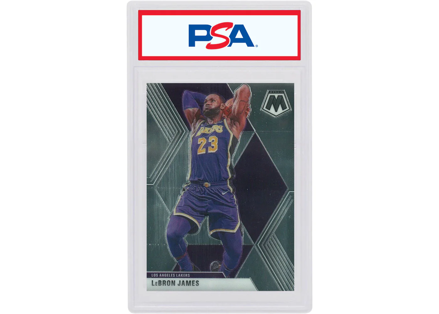 Lebron James 2019 Panini Mosaic #8 (PSA or BGS Graded)
