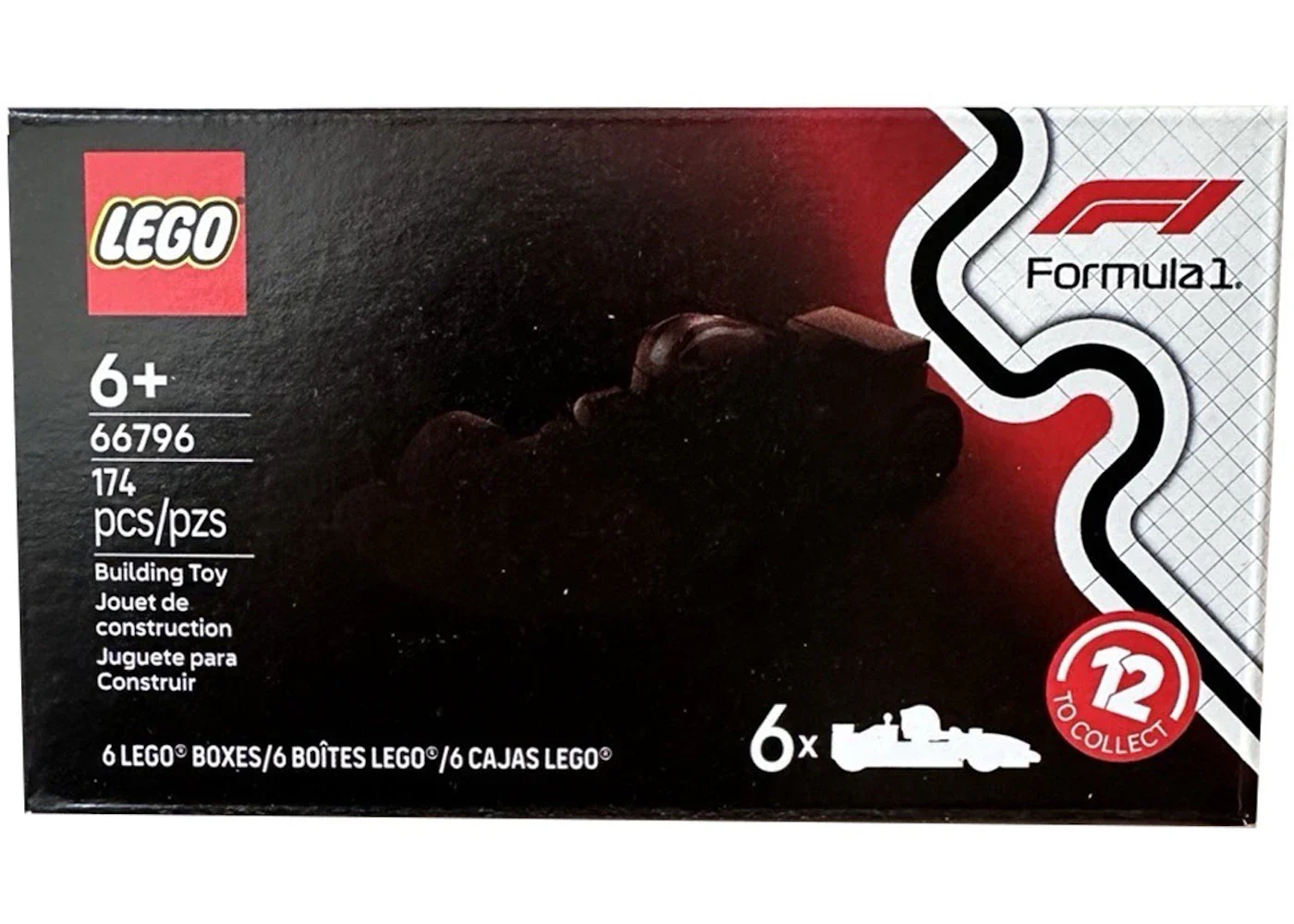 LEGO F1 Collectible Race Cars 6 Pack Set 66796