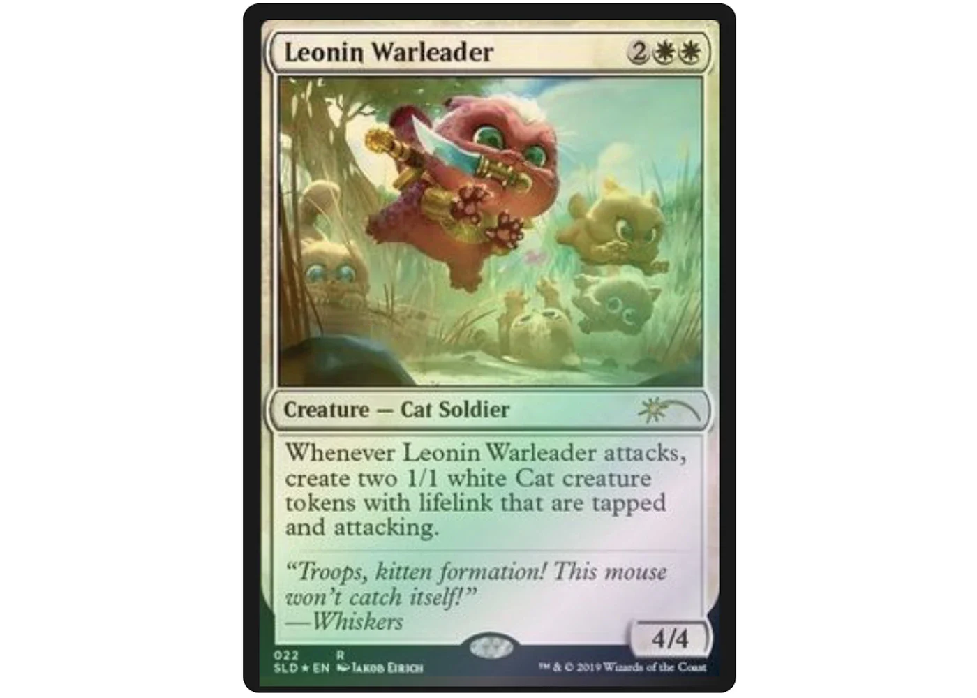Leonin Warleader (Foil) Secret Lair Drop Series Rare #22 (Ungraded)