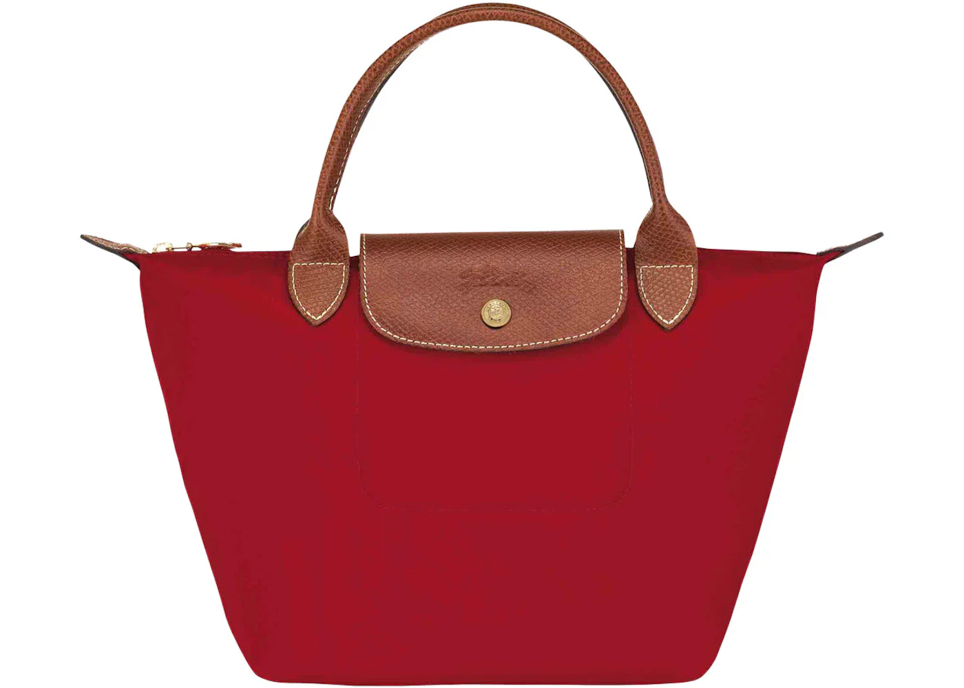 Longchamp Le Pliage Top Handle Bag S Red