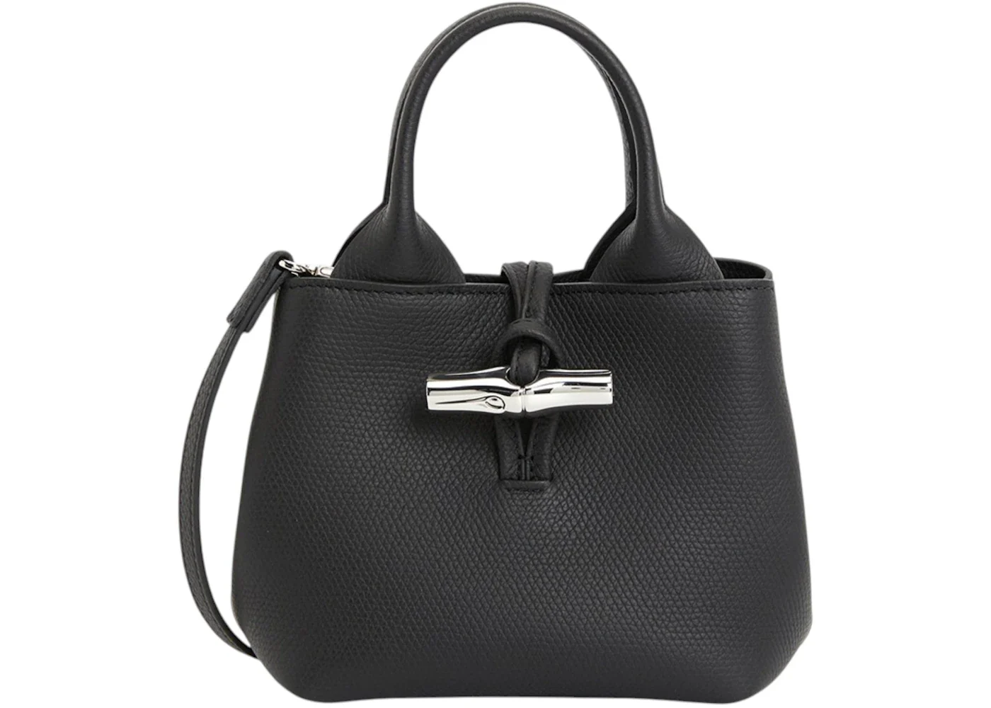 Longchamp Le Roseau XS Tote Black