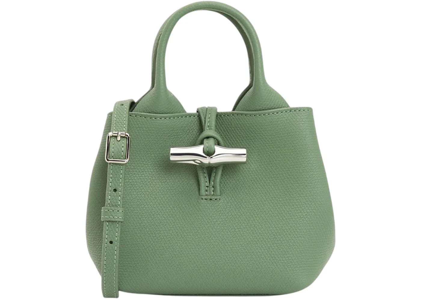 Longchamp Le Roseau XS Tote Green