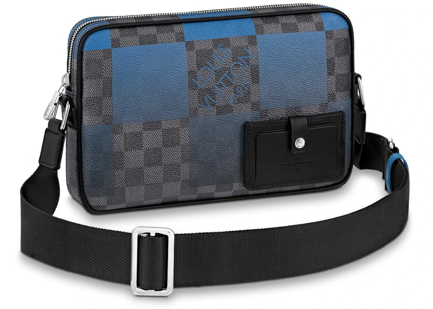 Louis Vuitton Alpha Messenger Damier Graphite Giant Blue