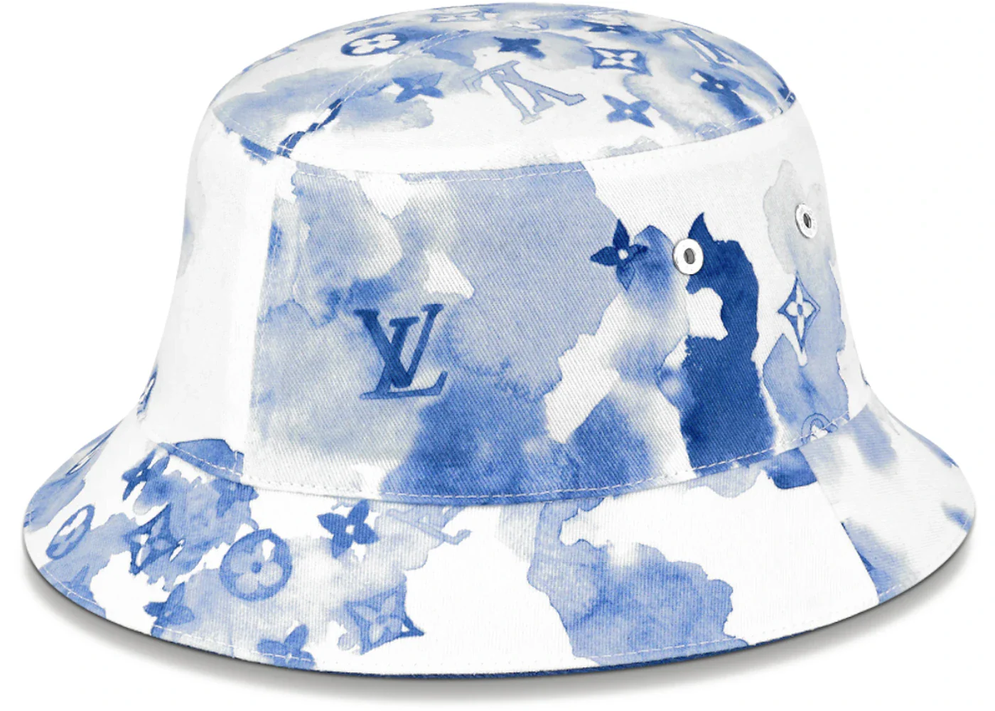 Louis Vuitton Bucket Hat Monogram Watercolor Blue