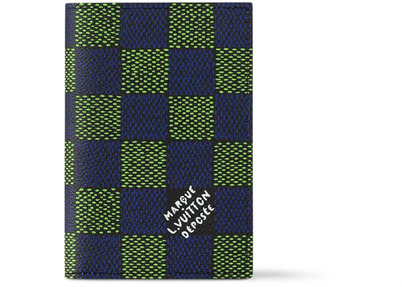 Louis Vuitton Passport Cover Damier Heritage Blue/Green