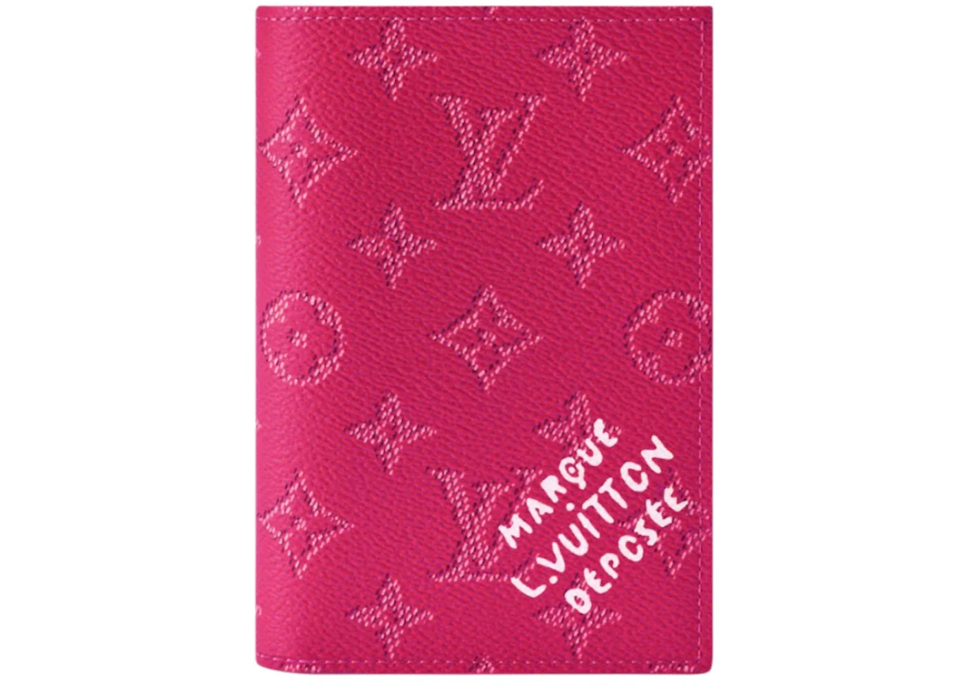 Louis Vuitton Passport Cover Rose Pondicherry Rosa