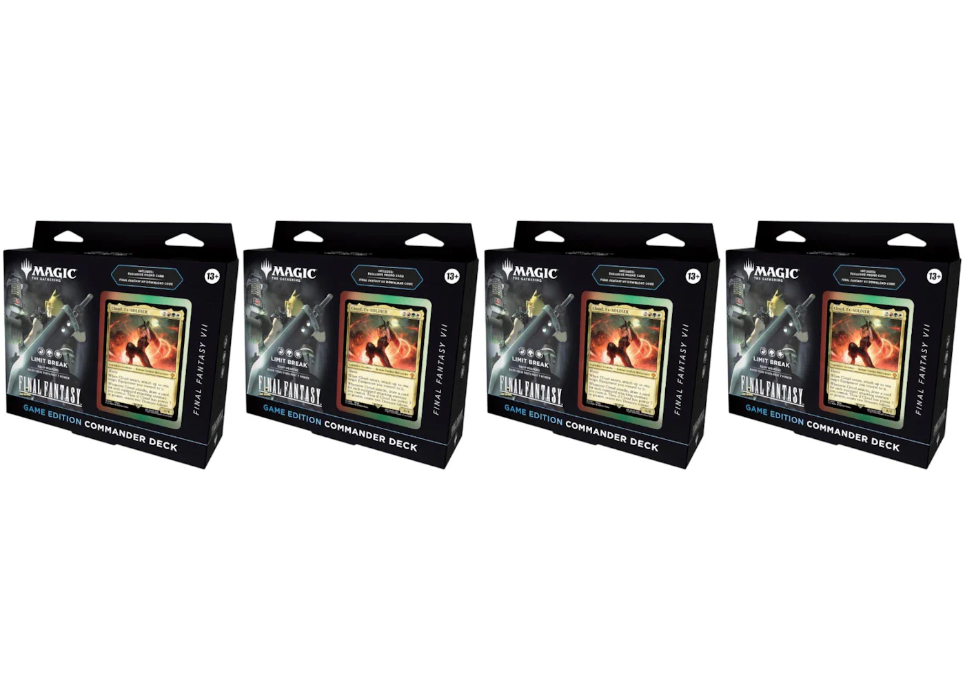 Magic: The Gathering Final Fantasy XV Game Edition Commander Deck 4x Lot