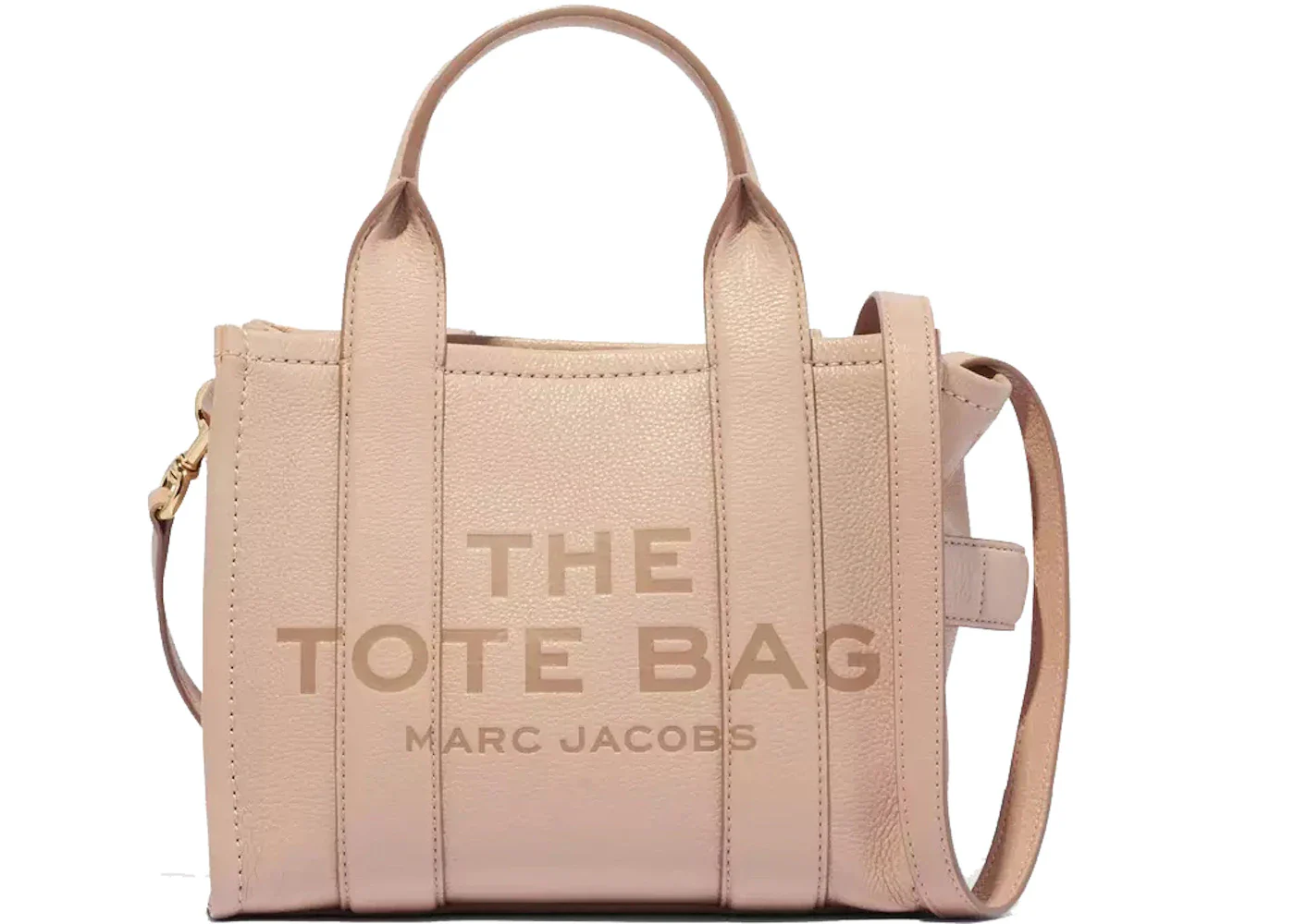 Marc Jacobs The Leather Tote Bag Small Rose Dust