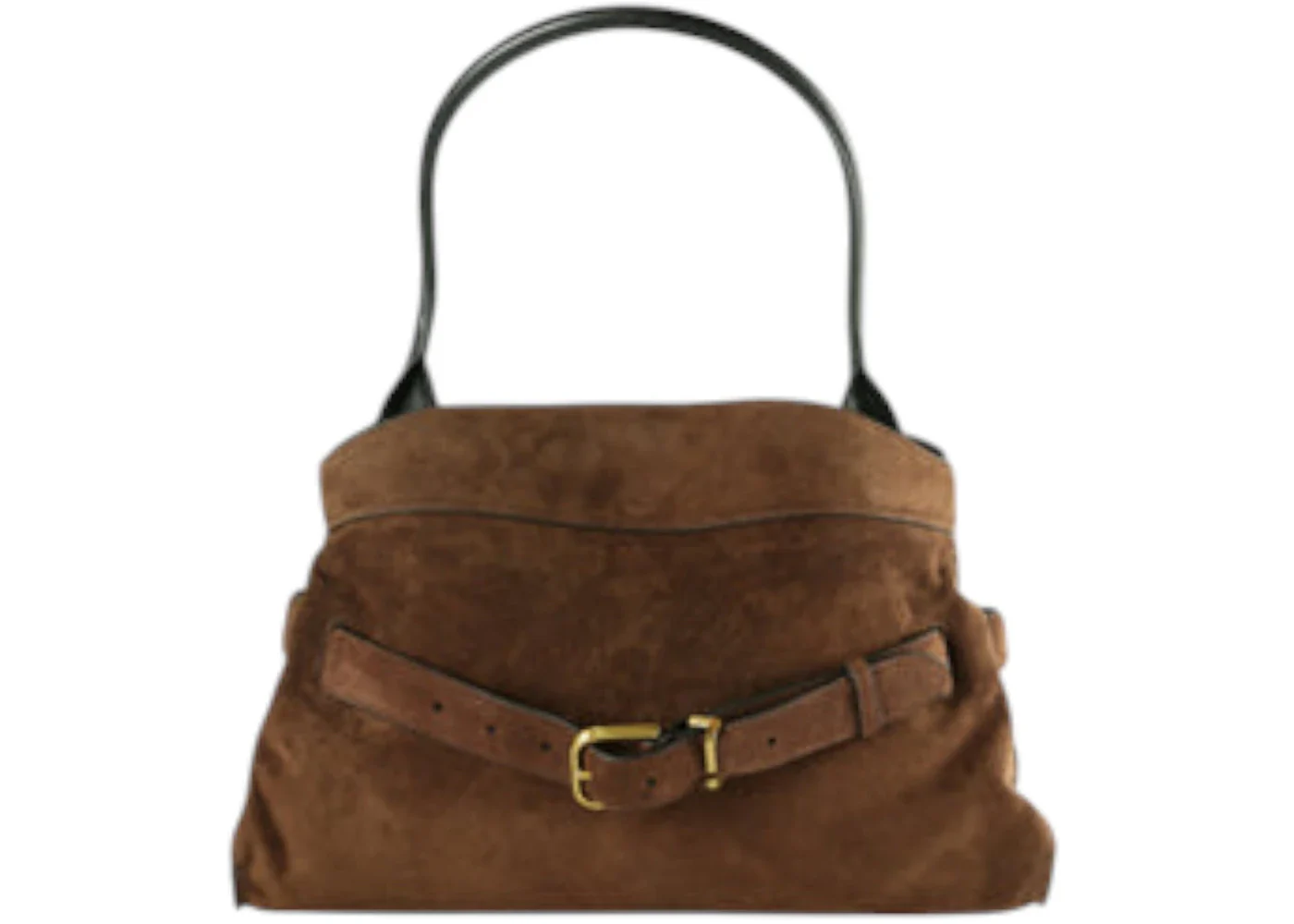 Marc Jacobs The Satchel Suede Dakota Bag Dark Brown