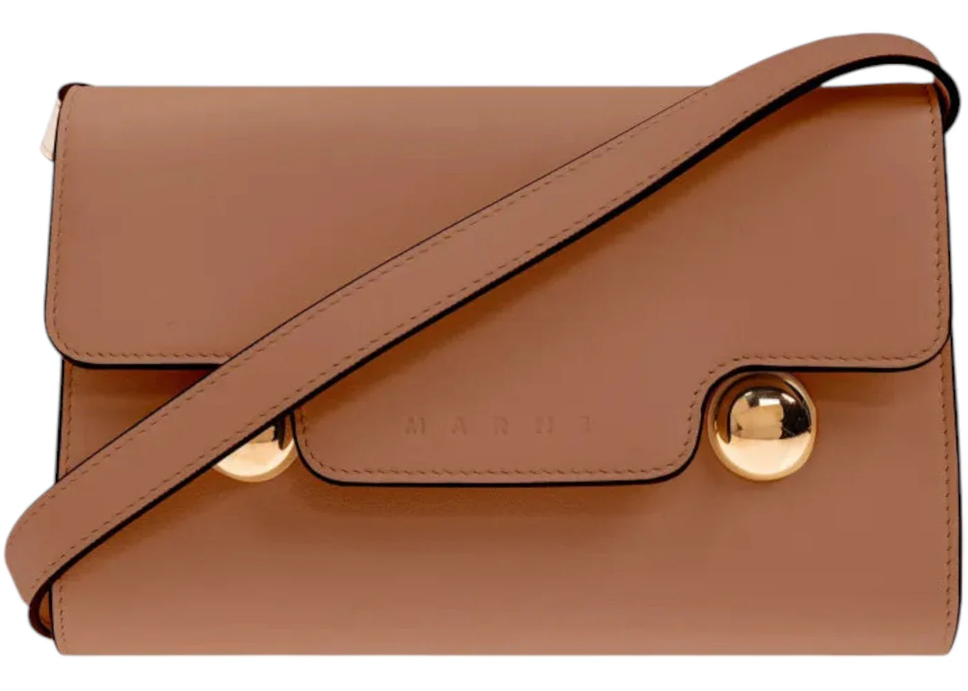 Marni Pochette Trunkaroo Shoulder Bag Cinnamon