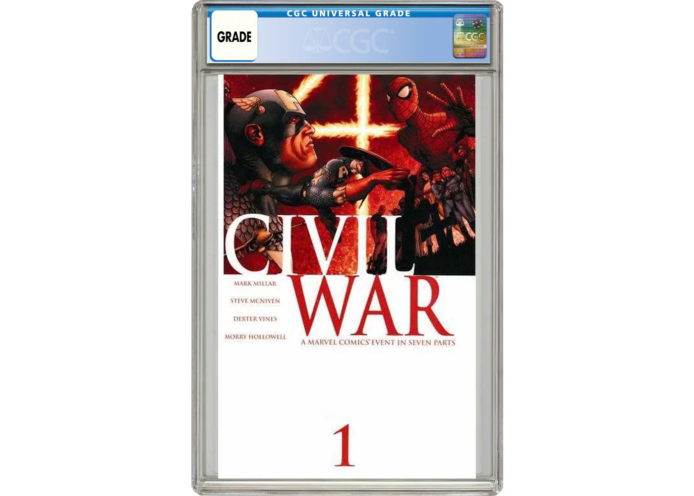Marvel Civil War #1 Comic Book CGC Graded