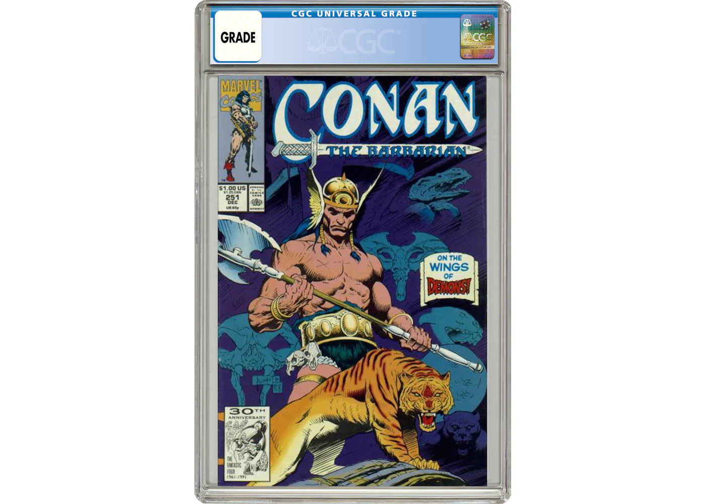 Marvel Conan the Barbarian (1970 Marvel) #251 Comic Book CGC Graded