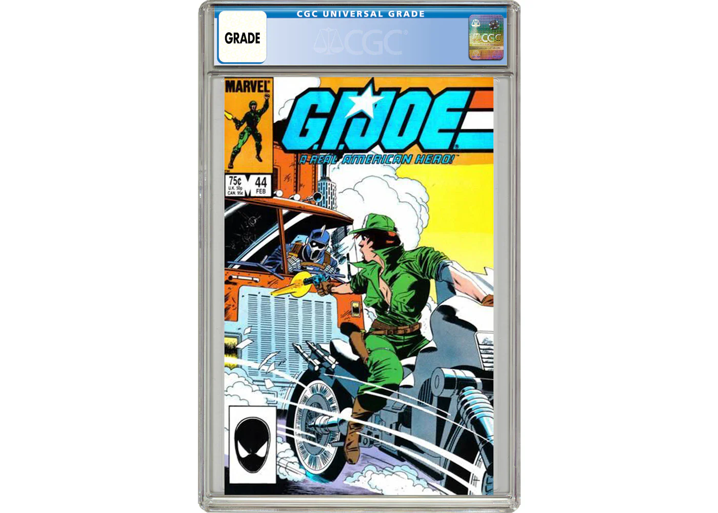 Marvel GI Joe (1982 Marvel) #44 Comic Book CGC Graded