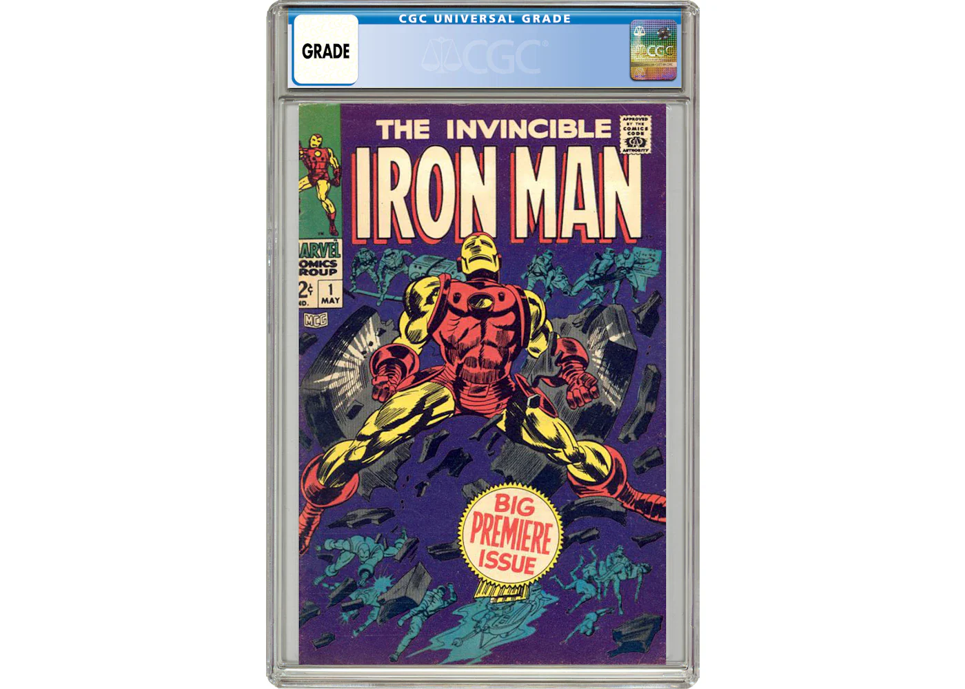 Marvel Iron Man #1 Comic Book CGC Graded